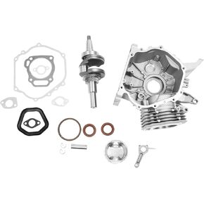 GX390 العمود المرفقي المكبس ربط قضيب عدة، 3.46in اسطوانة المكبس العمود المرفقي، مكبس جديد قضيب طوقا مجموعة لهوندا GX340 11HP وGX390 13HP in Kuwait
