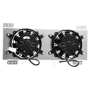 Aluminum Shroud +120W 2X 6'' Fan Replacement for Tru-Cool 40k GVW Transmission Oil Cooler (LPD47391) Radiator Shroud Fan High Performance Cooling Kit in Kuwait