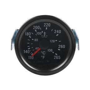2" 52MM Mechanical Water Temp Gauge 40-130℃/110-265℉ 12V Yellow Light Car Meter with Sensor NPT 1 in Kuwait
