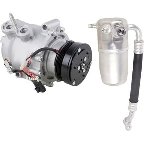 AC Compressor w/A/C Drier For Chevy Trailblazer GMC Envoy Buick Rainier Isuzu Ascender Saab 9-7x V8 w/ 3-Pin Connector - BuyAutoParts 60-86149R2 NEW in Kuwait