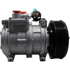 12V AC Compressor 240559 4471003832 KCN1527YU For JD 7600 7610 7630 7700 7710 7715 7730 7800 5085M 5095M 5101E 5105M 5410 5420 5510 5520 6403 6603 Tractor DEYAOLKL in Kuwait