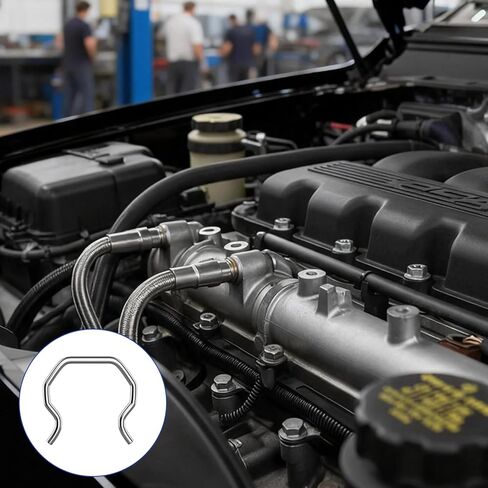 8 قطع W301222 مشابك موصل حاقن الوقود، مشابك تثبيت التوصيل متوافقة مع ديزل Powerstroke 6.0L 2003-2010 in Kuwait