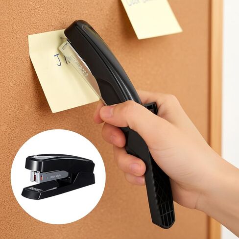 10 Pcs Metal Desktop Stapler Bulk, Heavy Duty Black Staple for Desk Office with 6000 Staples 25 Sheet Capacity for Office School in Kuwait