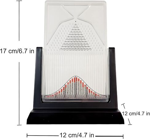 Desk Galton Board Probability Demonstration model, Probability Demonstrator, Probability Teaching Demonstration with Curve, Random Distribution,Inspire Curiosity, for Physics Education(4.7 * 6.7 in) in Kuwait
