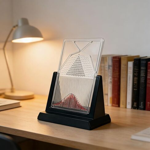 Desk Galton Board Probability Demonstration model, Probability Demonstrator, Probability Teaching Demonstration with Curve, Random Distribution,Inspire Curiosity, for Physics Education(4.7 * 6.7 in) in Kuwait