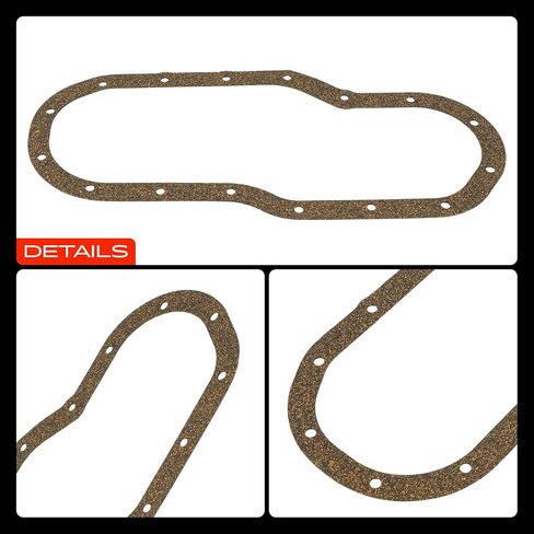 A-Premium 4.6L 5.7L Engine Oil Pan Gasket Set, Compatible with Toyota Tundra 2007-2021, Sequoia 2008-2022, Land Cruiser 2008-2011 2013-2021 & Lexus GX460 2010-2023, LX570 2008-2011 2013-2021 in Kuwait
