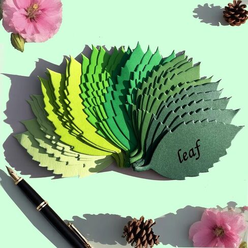 Green Gradient Leaf Cutouts, 4.3Inch Cardstock Decorative Pieces for Classroom Bulletin Boards, Double-Sided, 30 Pack in Kuwait