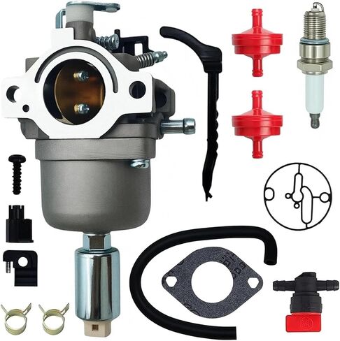 594605 Carburetor for Briggs & Stratton 17.5 HP 18.5 HP 19.5 HP Intek Single Cylinder Engine, Replaces 594601 591734 594603 796110 792768, Fits John Deere LA105 D110 Lawn Tractor, with Gaskets in Kuwait