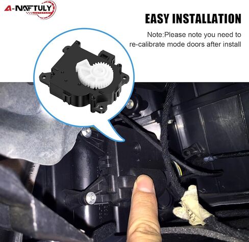 محرك باب مزيج HVAC يناسب 2011-2016 Toyota Sienna، Highlander، 2007-2011 Camry، 2005-2018 Avalon، 2009-2016 Venza، Lexus RX350، ES350، محرك محرك باب الهواء السخان، 604-906، 8710607120 in Kuwait