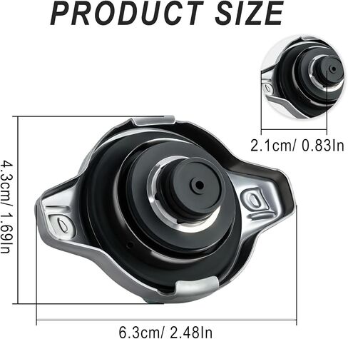 استبدال غطاء مشعاع السيارة 16401-20353، غطاء خزان سائل التبريد متوافق مع 4Runner Camry Celica Corolla Highlander Matrix Sequoia Solara Supra Tundra Lexus RX300 RX330 RX400h SC300 in Kuwait