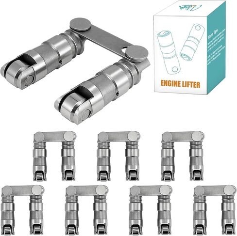 AULINK (OEM Parts) Hydraulic Roller Valve Lifters For Ford Small Block SBF 302 221 255 260 289 V8 351W 351C 351M 400M Hydraulic Roller Cam Kit in Kuwait