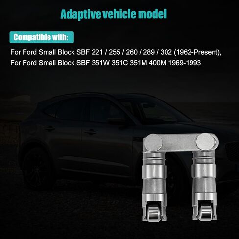AULINK (OEM Parts) Hydraulic Roller Valve Lifters For Ford Small Block SBF 302 221 255 260 289 V8 351W 351C 351M 400M Hydraulic Roller Cam Kit in Kuwait