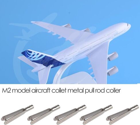 10 قطع M2 مشابك معدنية ذاتية القفل مع 10 قطع براغي M2x5، لطائرة التحكم عن بعد، نموذج RC، جناح ثابت، إصلاح الطائرات بنفسك in Kuwait
