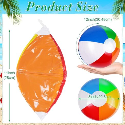 24 Set End of the Year Gifts 8inch Beach Ball with Inspirational Card Inflatable Beach Ball Summer Graduation Student Gifts Bulk from Teacher School Classroom Prizes Goodie Bag Pool Party Supplies in Kuwait