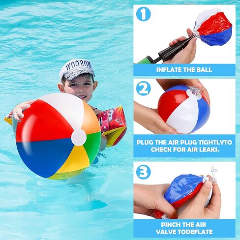 24 Set End of the Year Gifts 8inch Beach Ball with Inspirational Card Inflatable Beach Ball Summer Graduation Student Gifts Bulk from Teacher School Classroom Prizes Goodie Bag Pool Party Supplies in Kuwait