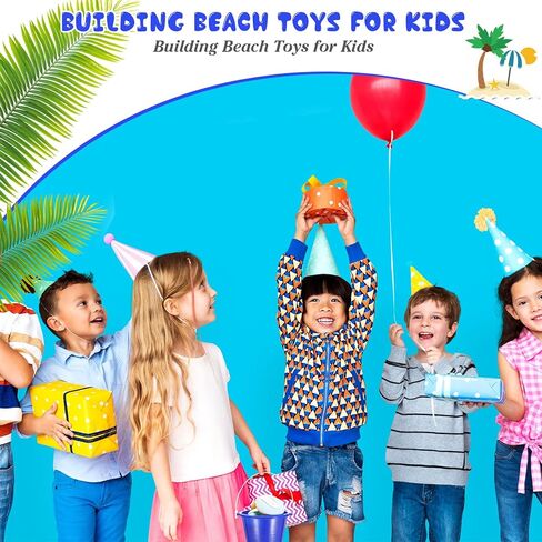 Didaey 12 Pack 4 Inch Beach Buckets and Shovels for Kids Sand Pails Plastic Sand Buckets Bulk Small Toy Pails at the Beach, Use for Toddlers Little Guys(Blue) in Kuwait
