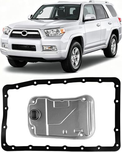 A750E A750F Transmission Filter With Pan Gasket Fit for 2005-2015 Toyota Tacoma, 2005-2014 Tundra, 2003-2023 4Runner, 2003-2007 Land Cruiser, 2003-2009 GX470, 2003-2007 LX470 Replace 3533060050 in Kuwait