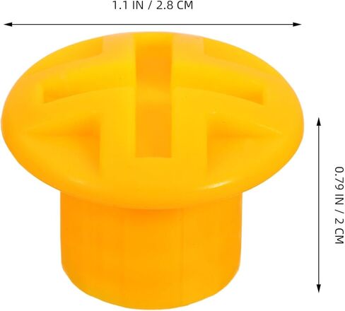 10pcs Slide Fixing Screw Caps, 1.5cm Inner Diameter Plastic Playset Accessories for Slide Repair and Playground Equipment Replacement in Kuwait