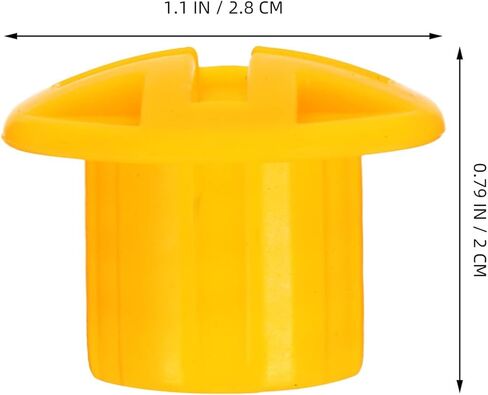 SUPVOX 10pcs Slide Fixing Screw Caps for Play Equipment, Plastic Replacement Screw Covers 1.5cm Inner Diameter, Safety Accessories for Slides and Outdoor Playground Use in Kuwait