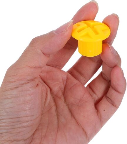 SUPVOX 10pcs Slide Fixing Screw Caps for Play Equipment, Plastic Replacement Screw Covers 1.5cm Inner Diameter, Safety Accessories for Slides and Outdoor Playground Use in Kuwait