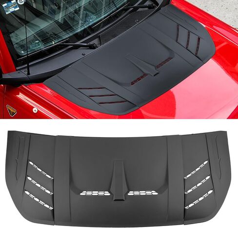 Hood Air Intake Vent Scoop Cover for Ford Bronco 2021-2026 2/4 Door, Matte Black ABS Plastic Hood Decoration for Ford Bronco2021 2022 2023 2024 2025 2026(Not Suitable for Ford Raptor and Sport Models) in Kuwait
