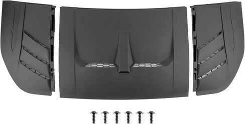 Hood Air Intake Vent Scoop Cover for Ford Bronco 2021-2026 2/4 Door, Matte Black ABS Plastic Hood Decoration for Ford Bronco2021 2022 2023 2024 2025 2026(Not Suitable for Ford Raptor and Sport Models) in Kuwait