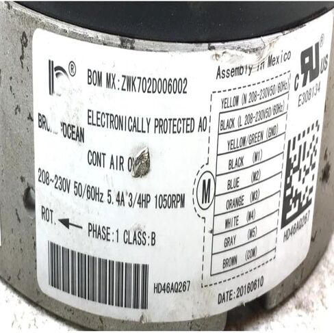 استبدال لوحدة ZWK702D006002 ECM ذات المحيط العريض فقط HD46AQ267 KMSAH012C47 230 فولت مستعملة W511 # مستعملة # تم اختبارها in Kuwait