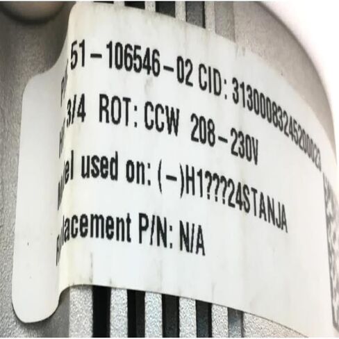 بديل لوحدة برنامج ECM NIDEC M55PWMHM-2770 فقط 51-106546-02 230 فولت CWLE مستعمل #W450 # مستعمل # تم اختباره in Kuwait