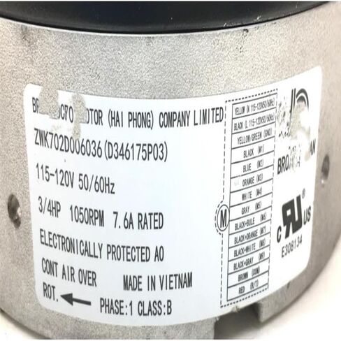 استبدال لوحدة ZWK702D006036 ECM ذات المحيط العريض فقط D346210G03 115/120 فولت 3/4HP مستعملة #Z824 # مستعملة # تم اختبارها in Kuwait