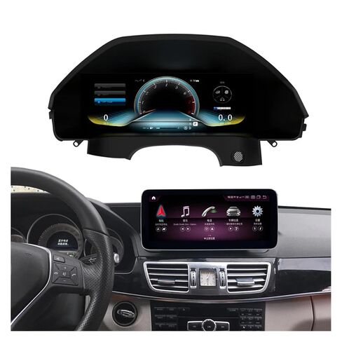 قمرة القيادة للوحة القيادة LCD الرقمية متوافقة مع Benz W212 مع شاشة ترقية سيارة Android in Kuwait