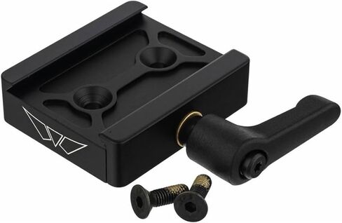 WARNE 7955M ARCA Rail Adapter, Atlas®, Toolless, Aluminum, Fits Atlas Bipods, Black in Kuwait