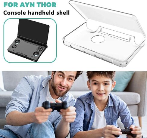 Transparent TPU Case for Ayn Thor, Shockproof Scratch-Resistant Anti-Slip Protective Cover, Game Console Accessories Compatible with Ayn Thor in Kuwait