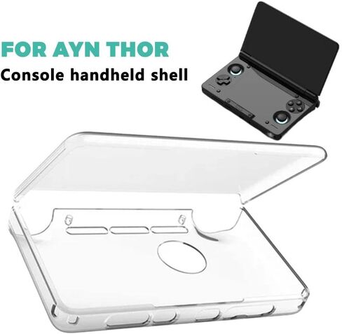 Transparent TPU Case for Ayn Thor, Shockproof Scratch-Resistant Anti-Slip Protective Cover, Game Console Accessories Compatible with Ayn Thor in Kuwait