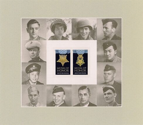 United States Postal Service World War II Medal of Honor Double Side Sheet of 20 Forever Stamps Scott 4822a in Kuwait