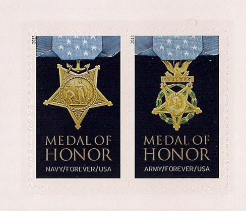 United States Postal Service World War II Medal of Honor Double Side Sheet of 20 Forever Stamps Scott 4822a in Kuwait