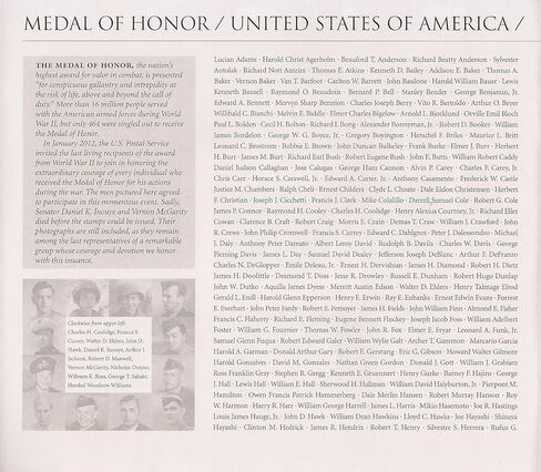United States Postal Service World War II Medal of Honor Double Side Sheet of 20 Forever Stamps Scott 4822a in Kuwait