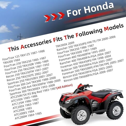 Handle Grip Handle Bar End Guard Assy for Honda 1983-2007 FourTrax Recon Sportrax Rubicon 250 300 350 400 500 53165-958-010 in Kuwait