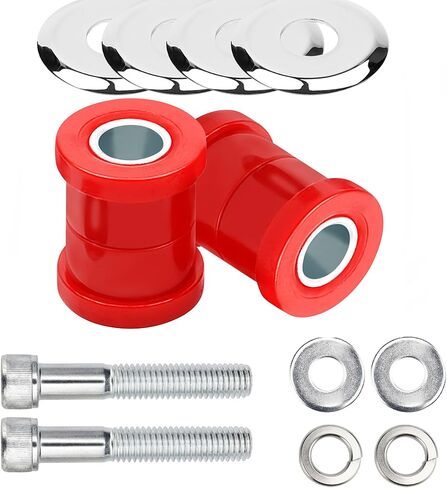 MoKitDora Handlebar Riser Bushings and Handlebar Riser Bolts Kit for Harley 1973-2017 Softail Dyna FXR 1973-up Sportster XL in Kuwait