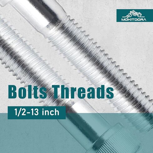 MoKitDora Handlebar Riser Bushings and Handlebar Riser Bolts Kit for Harley 1973-2017 Softail Dyna FXR 1973-up Sportster XL in Kuwait
