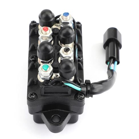 مجموعة مرحل 3 دبوس متوافقة مع محرك خارجي رباعي الأشواط F25 F40 F50 F60 F75 F90 VX250C 61A-81950-01 61A-81950-00 in Kuwait