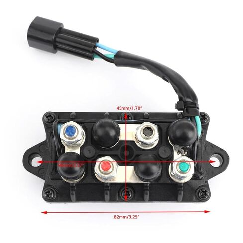 مجموعة مرحل 3 دبوس متوافقة مع محرك خارجي رباعي الأشواط F25 F40 F50 F60 F75 F90 VX250C 61A-81950-01 61A-81950-00 in Kuwait