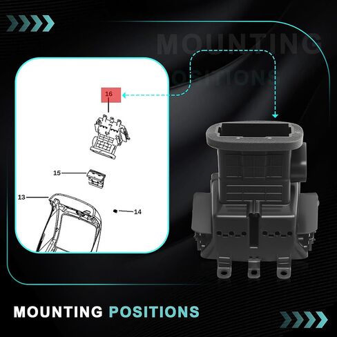 1UJ57DX9AE A/C & Heater Outlet Floor Console Compatible with Jeep Cherokee 2014-2023 in Kuwait