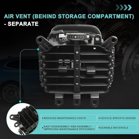 1UJ57DX9AE A/C & Heater Outlet Floor Console Compatible with Jeep Cherokee 2014-2023 in Kuwait