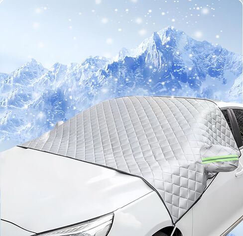 Windshield Snow Cover for Nissan Rogue Sport 2017 2018 2019 2020, Windshield Cover All-Weather Durable, Automotive Windshield Covers with Side Window & Rearview Mirror Protector in Kuwait