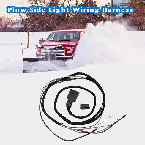 26347 سرج أسلاك الضوء الجانبي ذو 11 سنًا، متوافق مع Western Fisher Blizzard SnowEx Snowplow، مجموعة كابل الإضاءة ذات 3 قابس تحل محل 26377 in Kuwait