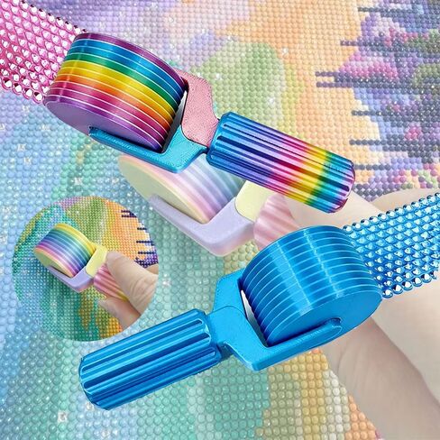 New Diamond Art Roller — 2026 Essential DIY Craft Tool for Rhinestone Embroidery, Easy-Grip Hand Roller, Reusable & Detachable Diamond Painting Tools and Accessories in Kuwait