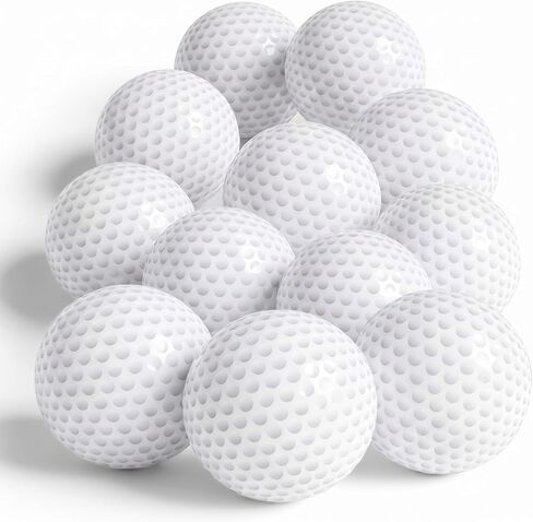 Soulchen 12 Pcs Inflatable Golf Beach Balls, 7.87 Inch Summer Blow up PVC Golf Balls for Adults Golfers Gag Gift, Birthday Beach Sports Hawaii Pool Party Decoration Photo Props in Kuwait