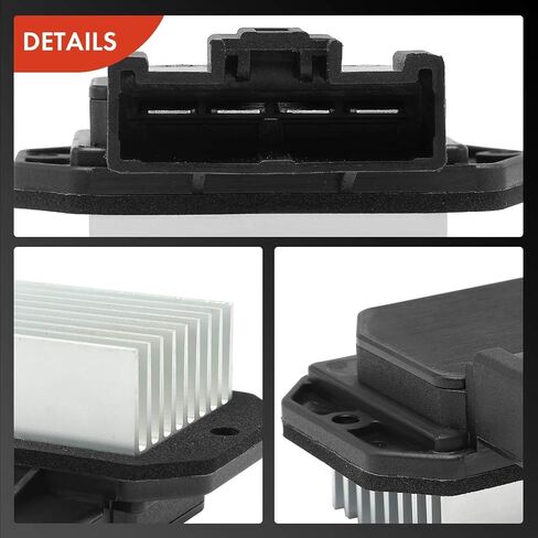 1 Pc Heater Blower Motor Resistor for Select 2000–2023 Vehicle Models 4-Terminal Rectangular Connector in Kuwait