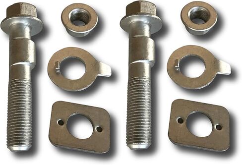 2-Piece Front Alignment Camber Adjustment Kit 16mm Bolts Compatible with Acura, BMW, Cadillac, Chevrolet, Ford, Honda, Hyundai, Kia, Lincoln, Mazda, Toyota and More (1978-2023 Models) in Kuwait