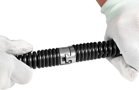 مجموعة كابلات تنظيف الصرف 61630 A-62 7/8 بوصة × 75 بوصة (5 أقسام C-10) مع حامل A-8 - متوافق مع ماكينات RIDGID K-60SE، وK-60SP، وK-1500، وK-1500SP in Kuwait